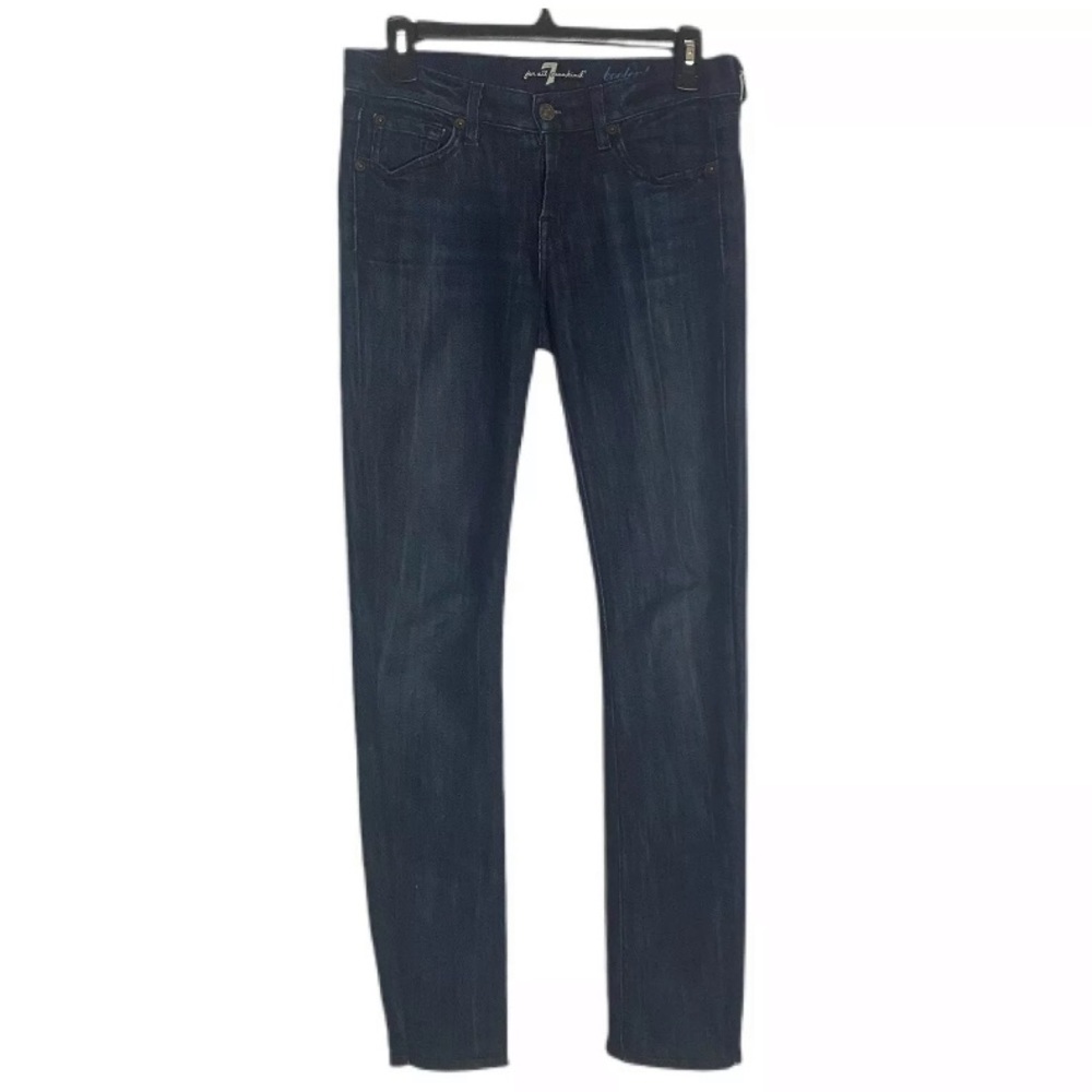 7 For All Mankind Bootcut Jeans Dark Wash Women’s Size 26 Slim Fit Denim